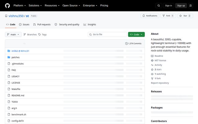 st+ website screenshot